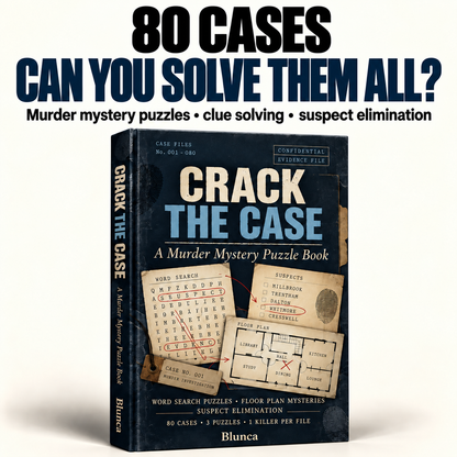 Crack the Case – 80 Murder Mystery Puzzles