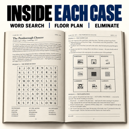 Crack the Case – 80 Murder Mystery Puzzles