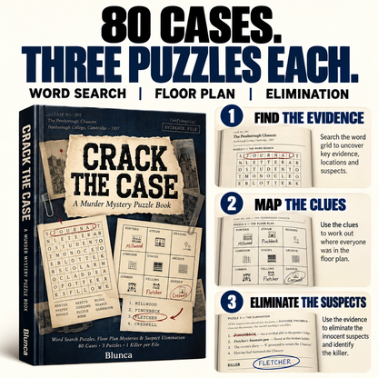 Crack the Case – 80 Murder Mystery Puzzles